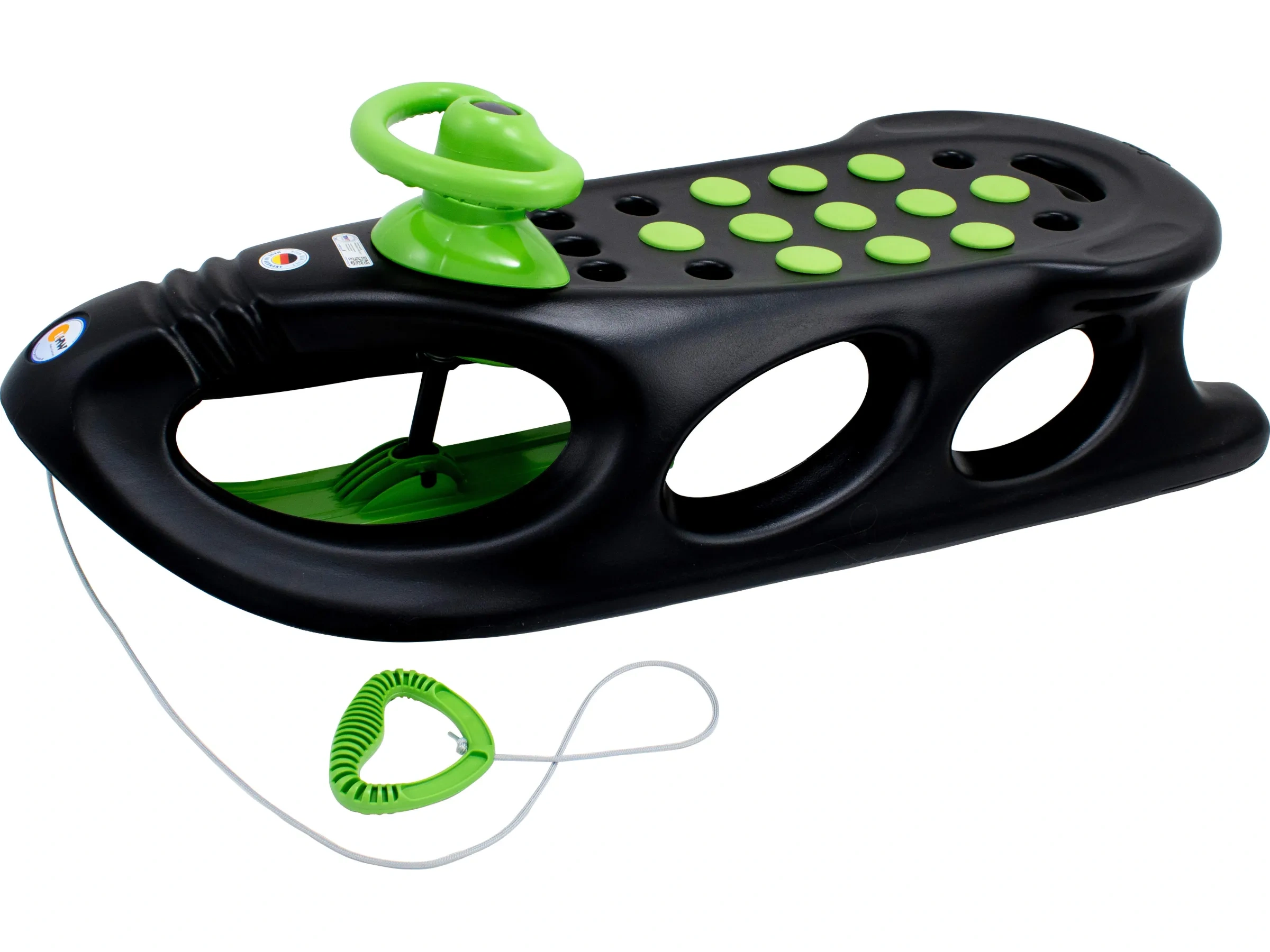 KHW Schlitten Snow Shuttle de Luxe – Schwarz