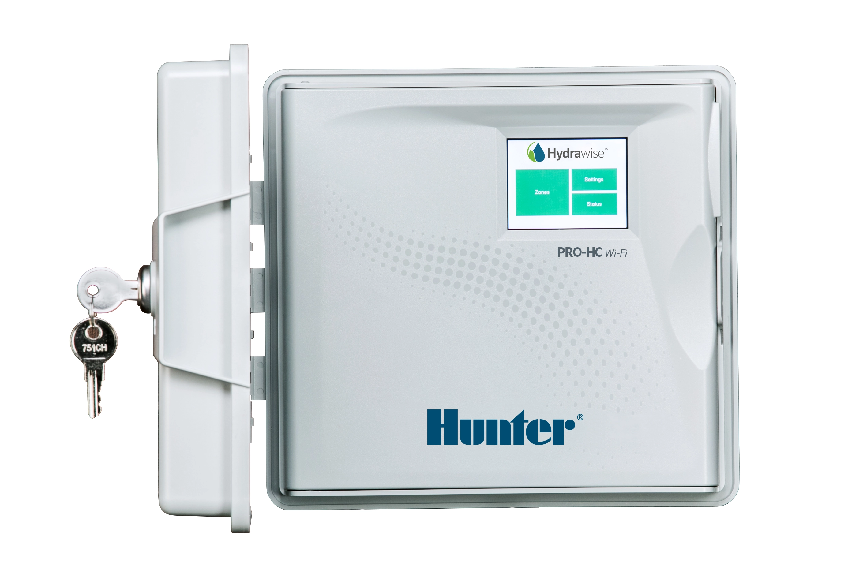 Hunter Pro-HC 6 Stationen Steuergerät – Hydrawise WiFi Outdoor, abschließbar, 24 V AC