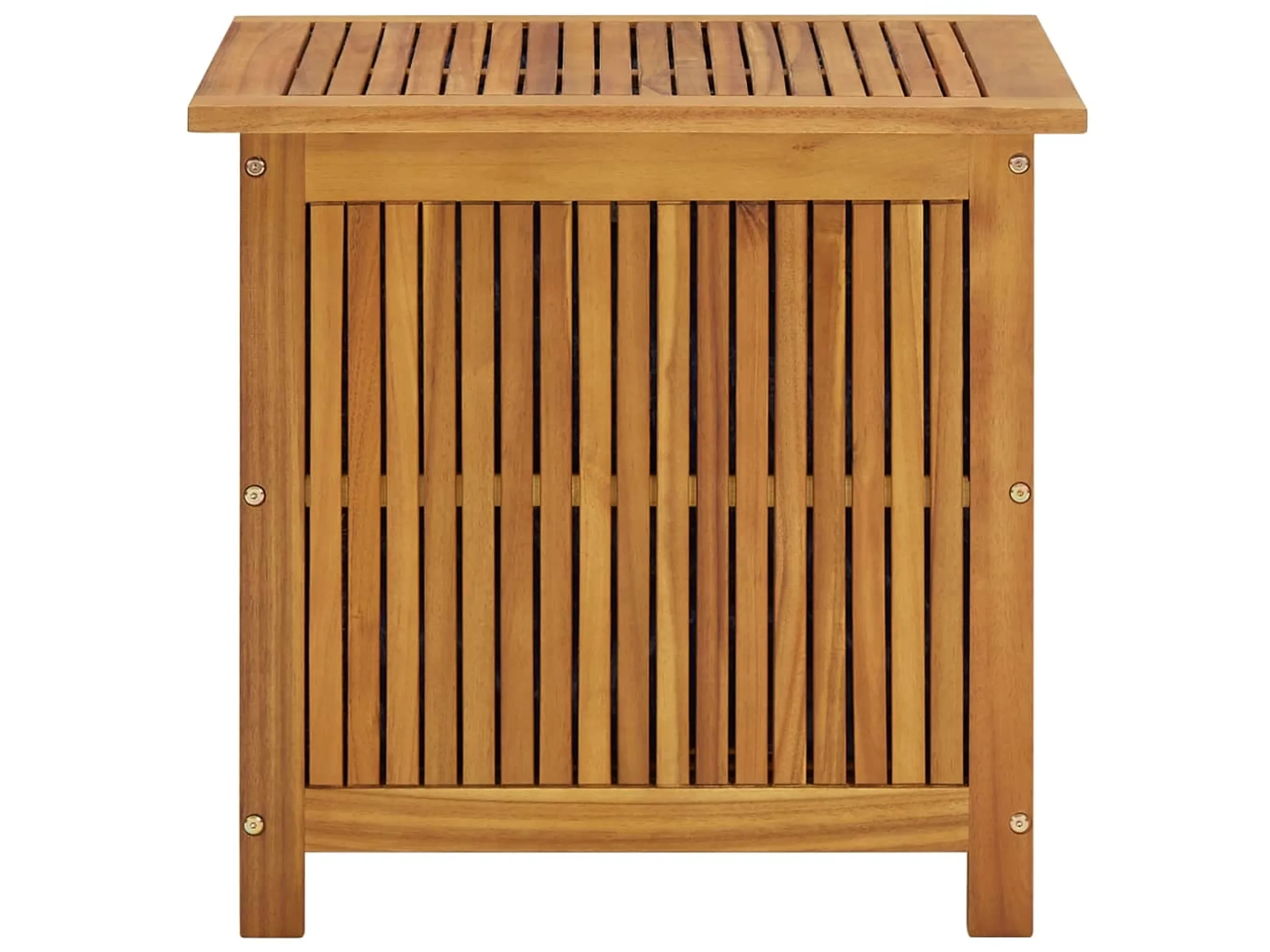 vidaXL Garten-Aufbewahrungsbox – Akazie, 60 × 50 × 58 cm